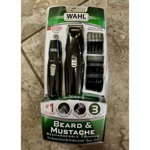 Wahl Nose Ear Sideburns Beard Mustache Hair Precision Rechargeable Trimmer‎ 5707